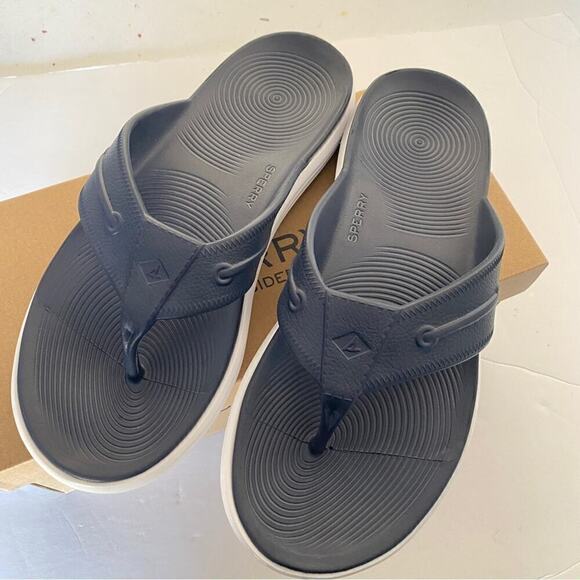 - ? Sperry Men’s Float Solid Color Navy Sandals Slippers Size US 13M main image 10
